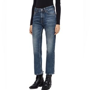 All Saints Ava Straight Jeans in Vintage Indigo Denim Jeans Womens 31